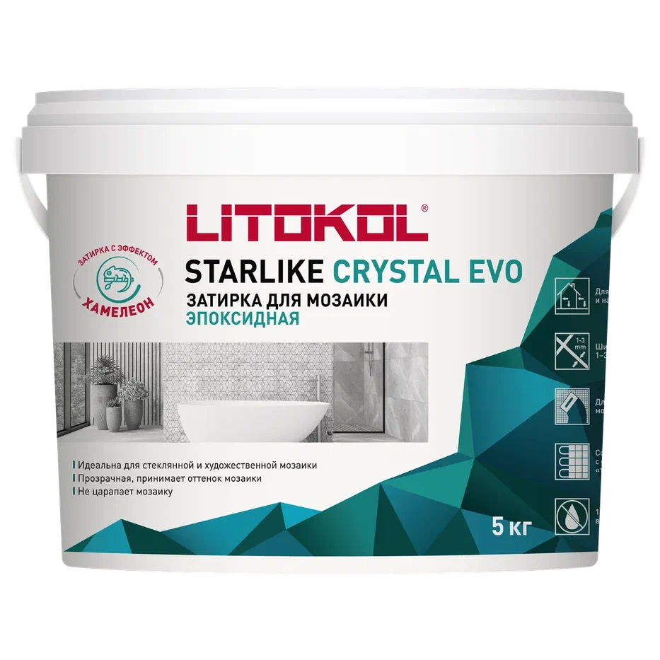 Купить STARLIKE EVO S.700 CRYSTAL затир.смесь (5kg bucket) в Ростове-на-Дону