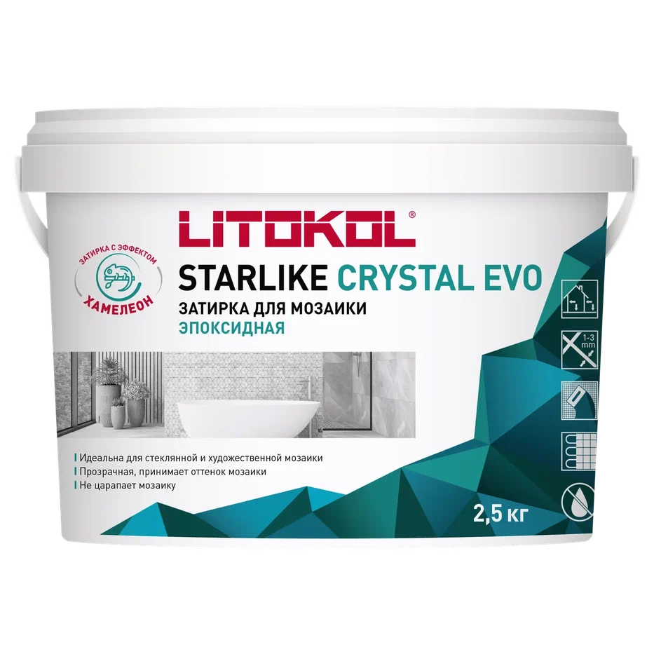 Купить STARLIKE EVO S.700 CRYSTAL затир.смесь (2,5 kg bucket) в Ростове-на-Дону