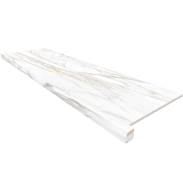 Купить Подоконник фронтальный SM02 33х120 непол. с боковыми выступами в Москве-1