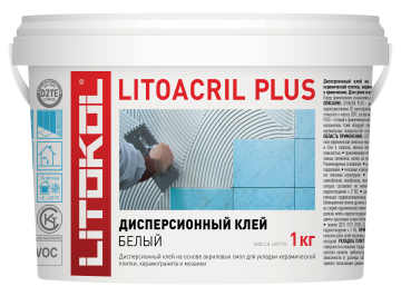Купить LITOACRIL PLUS - пастообразный клей 1,0 kg bucket в Красноярске-2