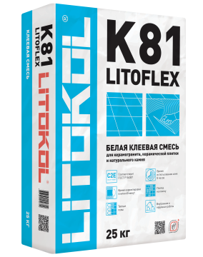 Купить LitoFlex K81 белый-клеевая смесь 25kg bag в Уфе