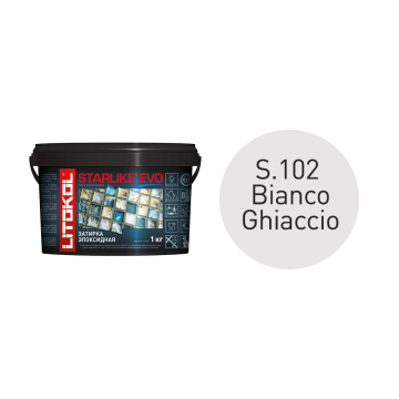 Купить STARLIKE EVO S.102 Bianco Ghiaccio (белый) затир.смесь (1kg bucket) в Краснодаре