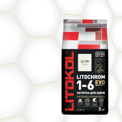 Купить LITOCHROM 1-6 EVO LE 200 белый 2kg Al.bag в Ростове-на-Дону