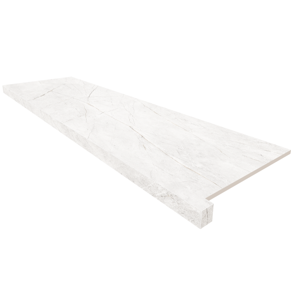 Купить Подоконник угловой NL00 33х120 непол. с боковым выступом (правый) в Екатеринбурге-1