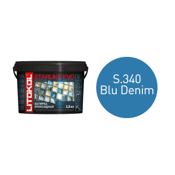 Купить STARLIKE EVO S.340 BLU DENIM затир.смесь (2,5kg bucket) в Красноярске