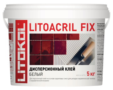 Купить LITOACRIL FIX - пастообразный клей 5kg bucket в Санкт-Петербурге