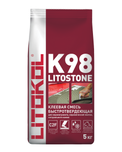Купить Litostone К98-серая-клеевая смесь 5kg Al.bag в Ростове-на-Дону #2
