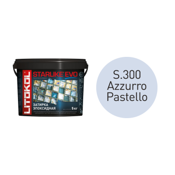 Купить STARLIKE EVO S.300 AZZURRO PASTELLO затир.смесь (5kg bucket) в