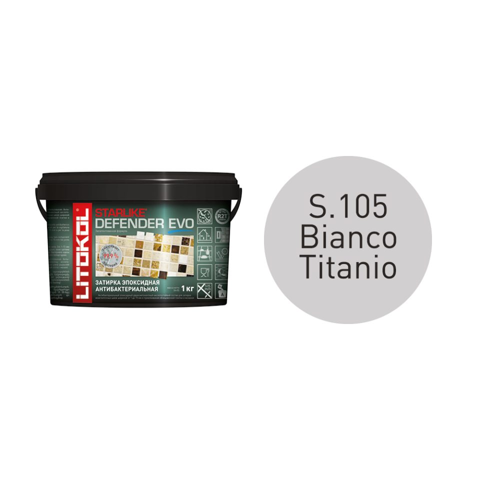 Купить STARLIKE Defender EVO S.105 BIANCO TITANIO эпоксидный состав 2,0 kg bucket в Ростове-на-Дону #2