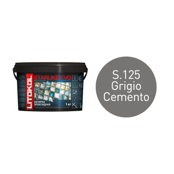 Купить STARLIKE EVO S.125 GRIGIO CEMENTO затир.смесь (1kg bucket) в
