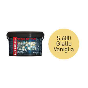Купить STARLIKE EVO S.600 GIALLO VANIGLIA затир.смесь (1kg bucket) в Белгороде