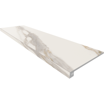 Купить Комплект (Ступень RM01 (33x120x9) непол. (прямоугол. бортик) без насечек + Подступенок (14,5x120x9)) в Ростове-на-Дону