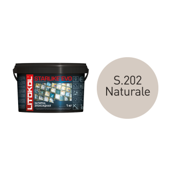 Купить STARLIKE EVO S.202 NATURALE затир.смесь (1kg bucket) в Нижнем Новгороде