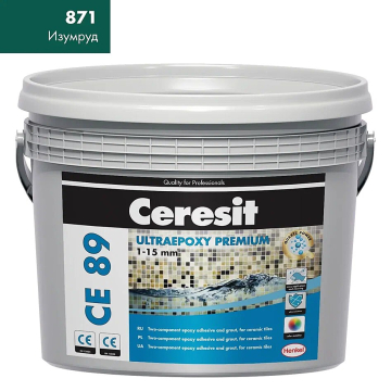 Купить Эпоксидная затирка Ceresit CE 89 2,5kg E.Green 871 в Санкт-Петербурге