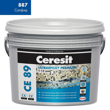 Купить Эпоксидная затирка Ceresit CE89 2,5kg S.Blue 887 в Санкт-Петербурге