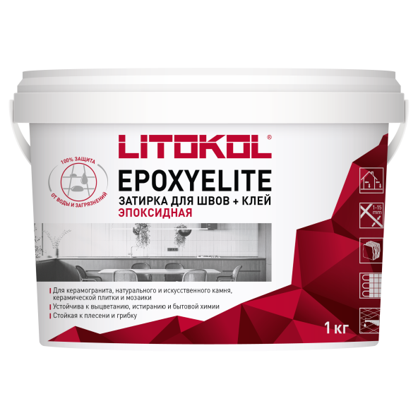 Купить EpoxyElite E.04 ПЛАТИНА затир. смесь 1,0 kg bucket в Уфе-1