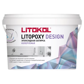 Купить LITOPOXY DESIGN - колеруемый эпоксидный состав 1,0 kg bucket в Красноярске