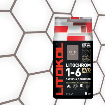 Купить LITOCHROM 1-6 EVO LE 130 серый 5kg Al.bag в Москве