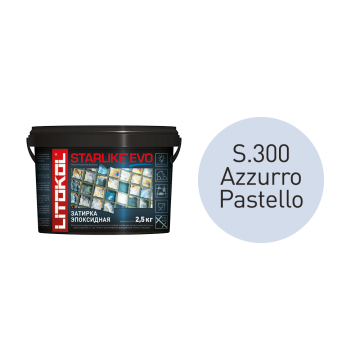 Купить STARLIKE EVO S.300 AZZURRO PASTELLO затир.смесь (2,5kg bucket) в Белгороде