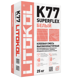 Купить SuperFlex K77 белый-клеевая смесь 25kg bag в Ростове-на-Дону #2