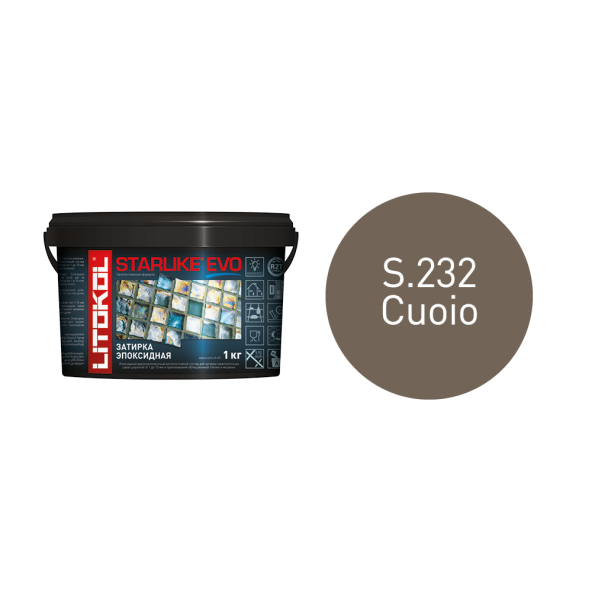 Купить STARLIKE EVO S.232 CUOIO затир.смесь (1kg bucket) в Краснодаре-1