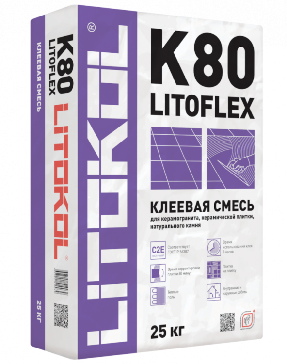 Купить LitoFlex K80-клеевая смесь (25kg bag) в Красноярске-1