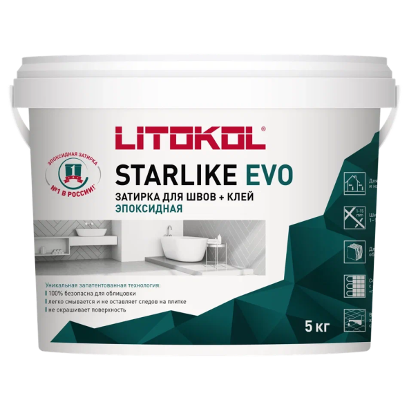 Купить STARLIKE EVO S.830 ROSA KYOTO затир.смесь (5kg bucket) в Ростове-на-Дону-1