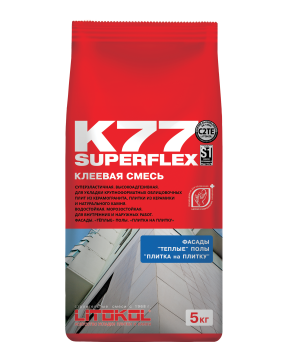 Купить SUPERFLEX K77 серый-клеевая смесь 5kg bag в Санкт-Петербурге