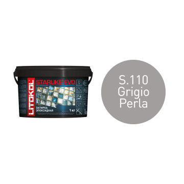 Купить STARLIKE EVO S.110 GRIGIO PERLA затир.смесь (1kg bucket) в Краснодаре