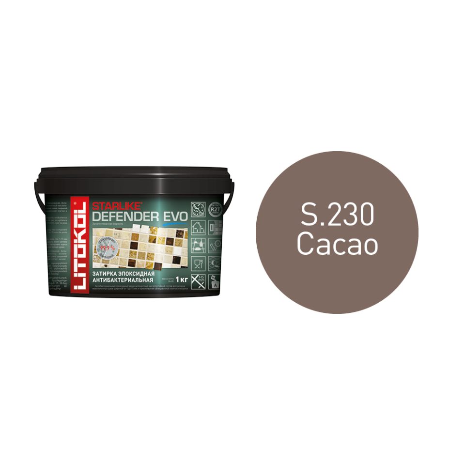 Купить STARLIKE Defender EVO S.230 CACAO антибакт.затир.смесь 1kg bucket в Ростове-на-Дону