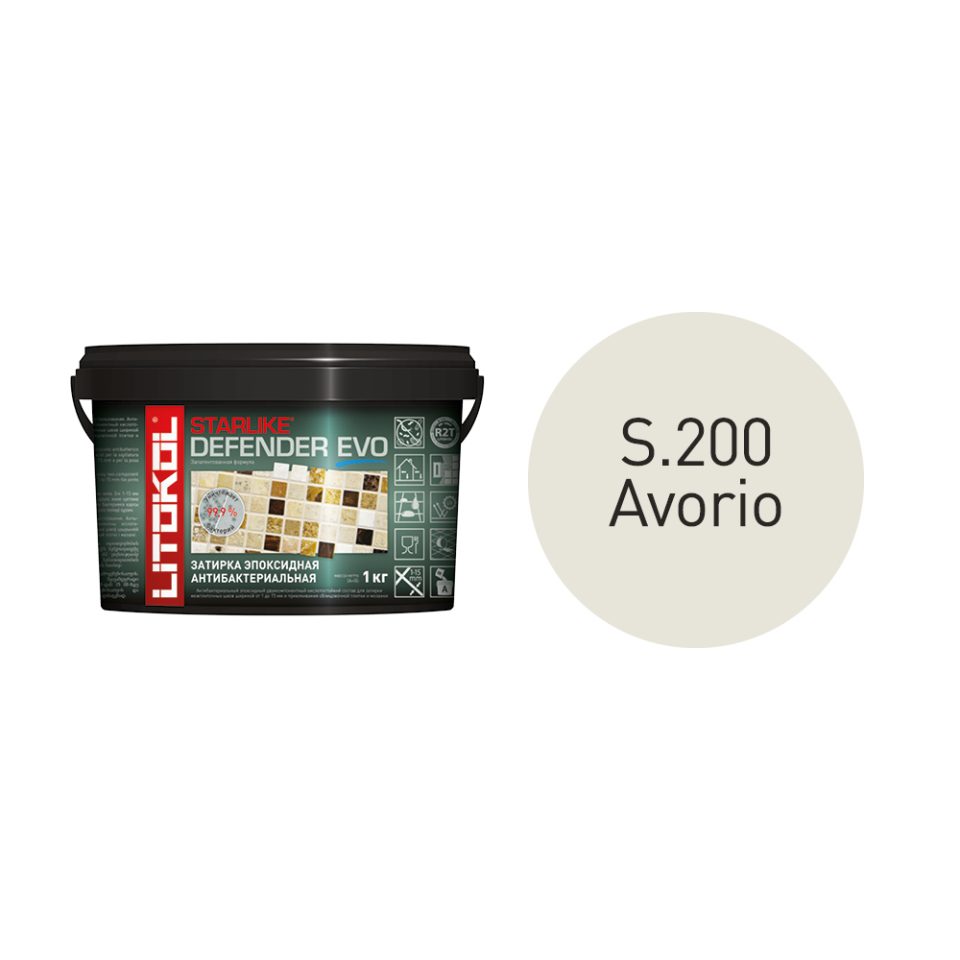 Купить STARLIKE Defender EVO S.200 AVORIO эпоксидный состав 2,0 kg bucket в Ростове-на-Дону #2