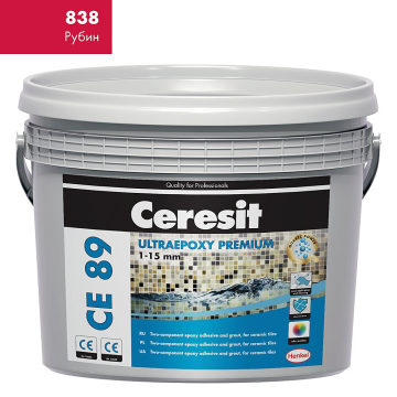 Купить Эпоксидная затирка Ceresit CE 89 2,5kg R.Red 838 в Санкт-Петербурге