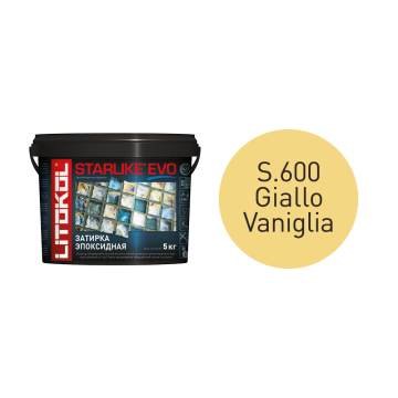 Купить STARLIKE EVO S.600 GIALLO VANIGLIA затир.смесь (5kg bucket) в Ростове-на-Дону