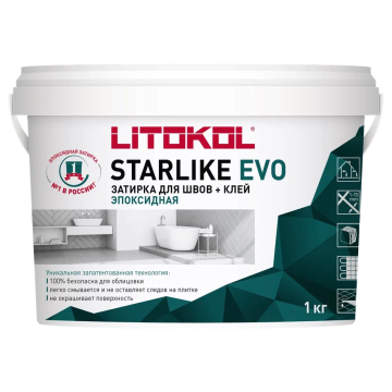 Купить STARLIKE EVO S.810 VERDE CAPRI затир.смесь (1kg bucket) в Уфе
