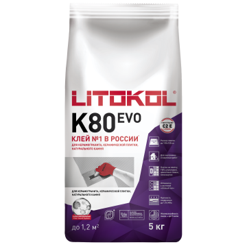 Купить LitoKol K47 серый-клеевая смесь 25kg bag в Москве
