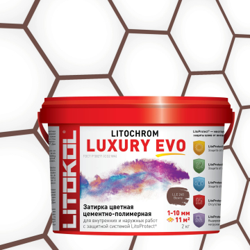 Купить LITOCHROM LUXURY EVO LLE 240 венге 2kg bucket в Новосибирске