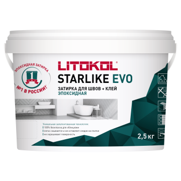 Купить STARLIKE EVO S.125 GRIGIO CEMENTO затир.смесь (5kg bucket) в Москве