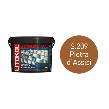 Купить STARLIKE EVO S.209 PIETRA D`ASSISI эпоксидный состав 5kg bucket в Уфе